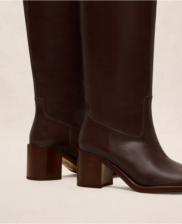 Bottes N Cuir Ebene Rivecour