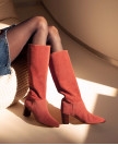 Boots n°108 Terracotta Suede| Rivecour