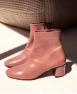 Boots n°401 Blush Patent Leather| Rivecour