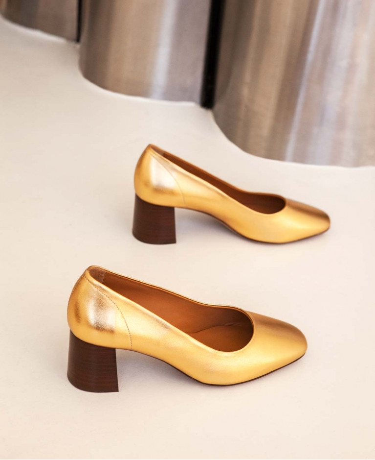 Babies n°590 Gold Leather| Rivecour