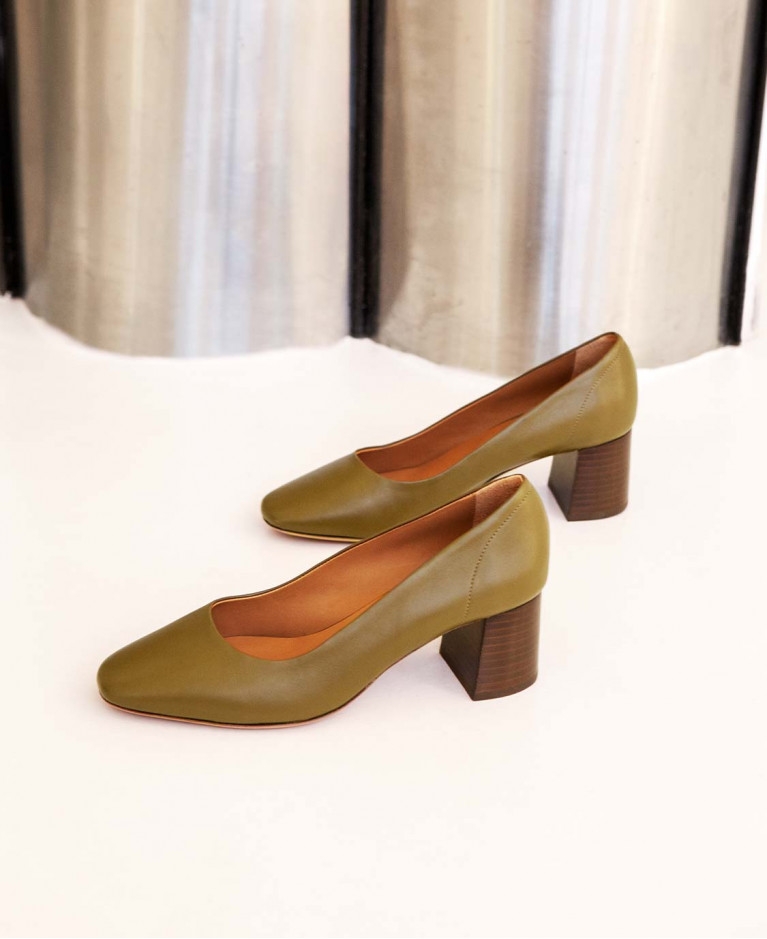 Babies n°590 Olive Leather| Rivecour