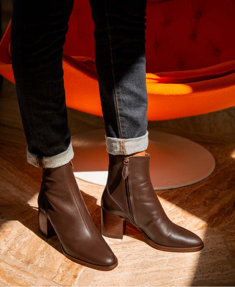 Boots n°660 Brown Leather| Rivecour
