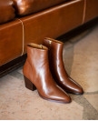 Boots n°700 Cognac Leather| Rivecour