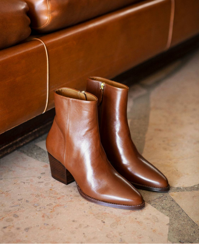 Boots n°700 Cognac Leather| Rivecour Boots n°700 Cognac Leather| Rivecour