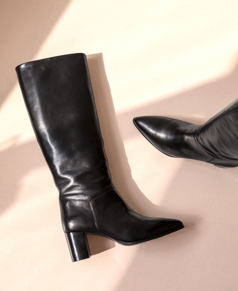 Boots n°108 Black Leather| Rivecour