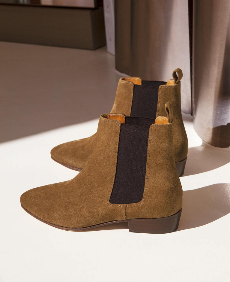 Boots n°66 Ecorce Suede | Rivecour
