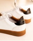 Sneakers n°12 White/Black| Rivecour