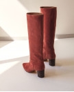 Boots n°108 Terracotta Suede| Rivecour