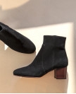 Boots n°298 Black Suede| Rivecour