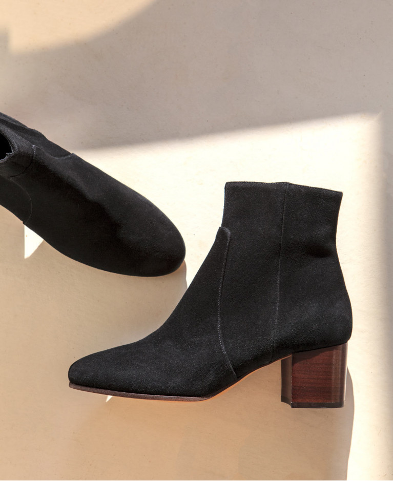 Boots n°298 Black Suede| Rivecour