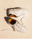 Sneakers n°14 White/Green Croco| Rivecour