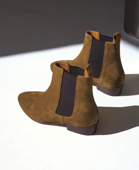 Boots n°66 Ecorce Suede | Rivecour