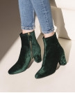Boots n°241 Green Velvet | Rivecour
