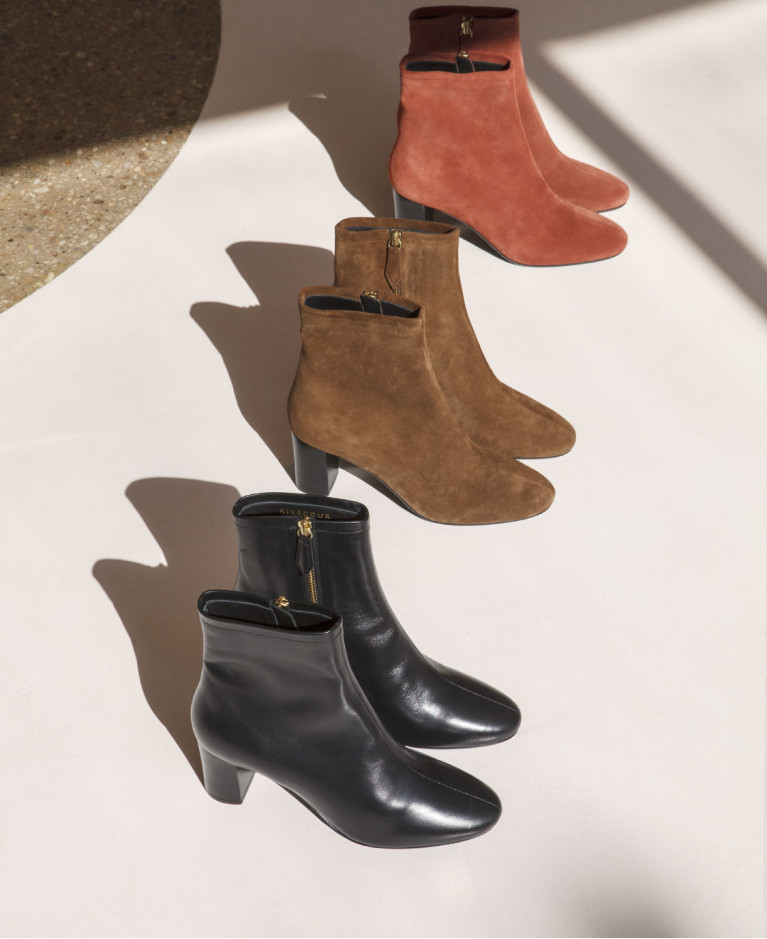 Bottines n°298 Cuir Noir