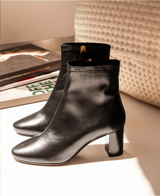 Bottines n°290 Cuir Noir Bottines n°290 Cuir Noir