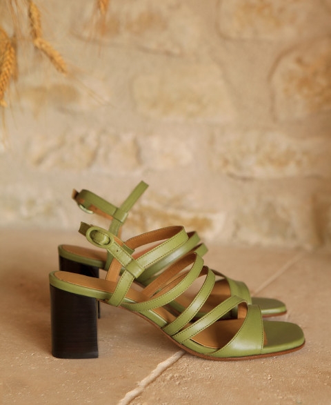 Sandals n°653 Olive