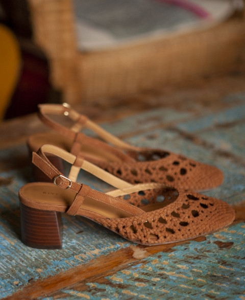 Sandals n°591 Havane