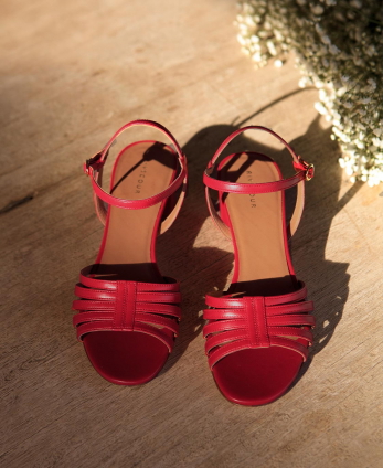 Sandals n°779 Rouge