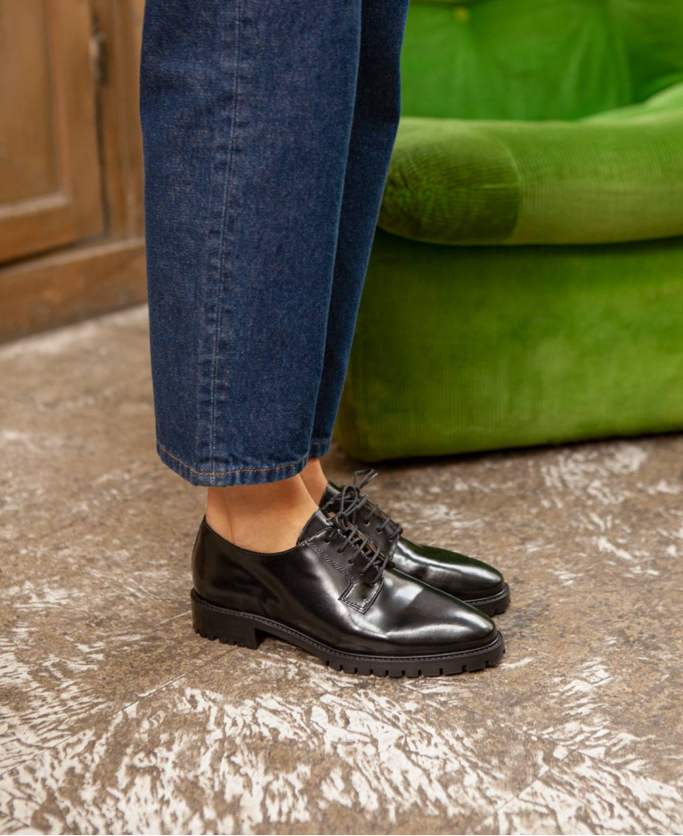 Bottines plates suede ecorce n°499 Rivecour