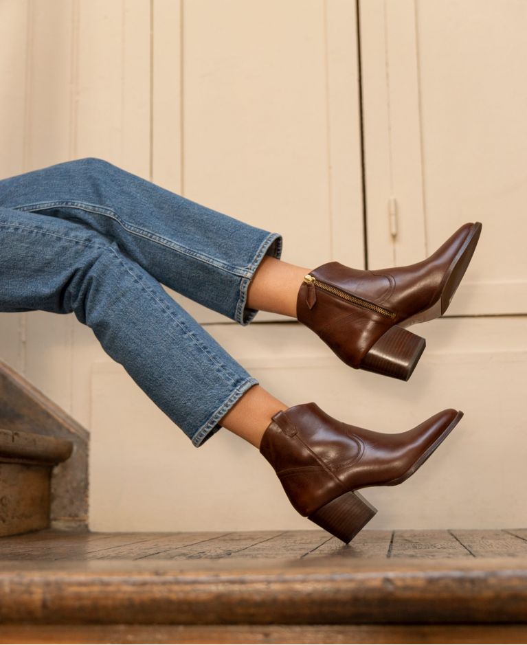 Boots n°704 Noisette