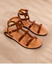 Sandals n°200 Cognac