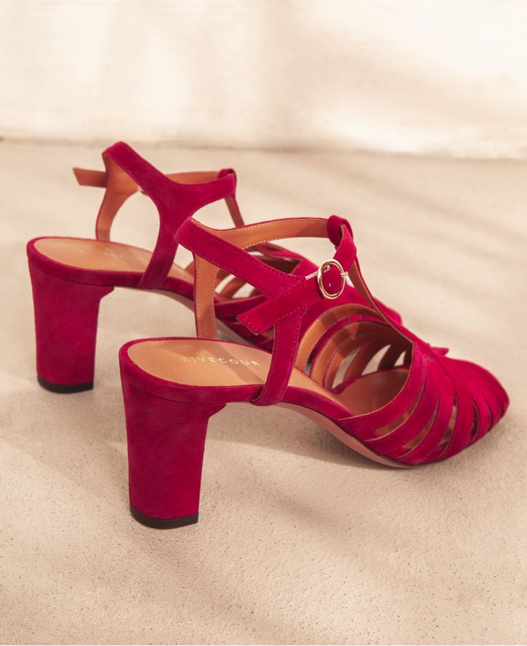 Sandals n°24 Framboise