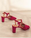 Sandals n°24 Framboise