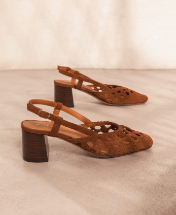 Sandals n°591 Havane