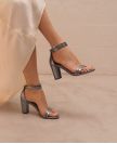 Sandals n°853 Silver