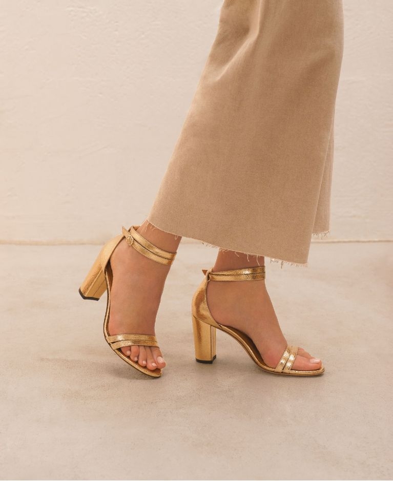 Sandals n°853 Gold