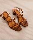 Sandals n°902 Cognac