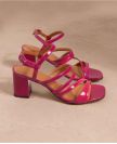 Sandals n°653 Framboise