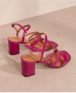 Sandals n°653 Framboise