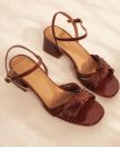 Sandals n°540 Cognac