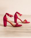 Sandals n°853 Framboise