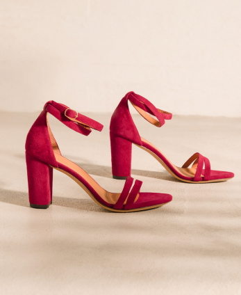 Sandals n°853 Framboise