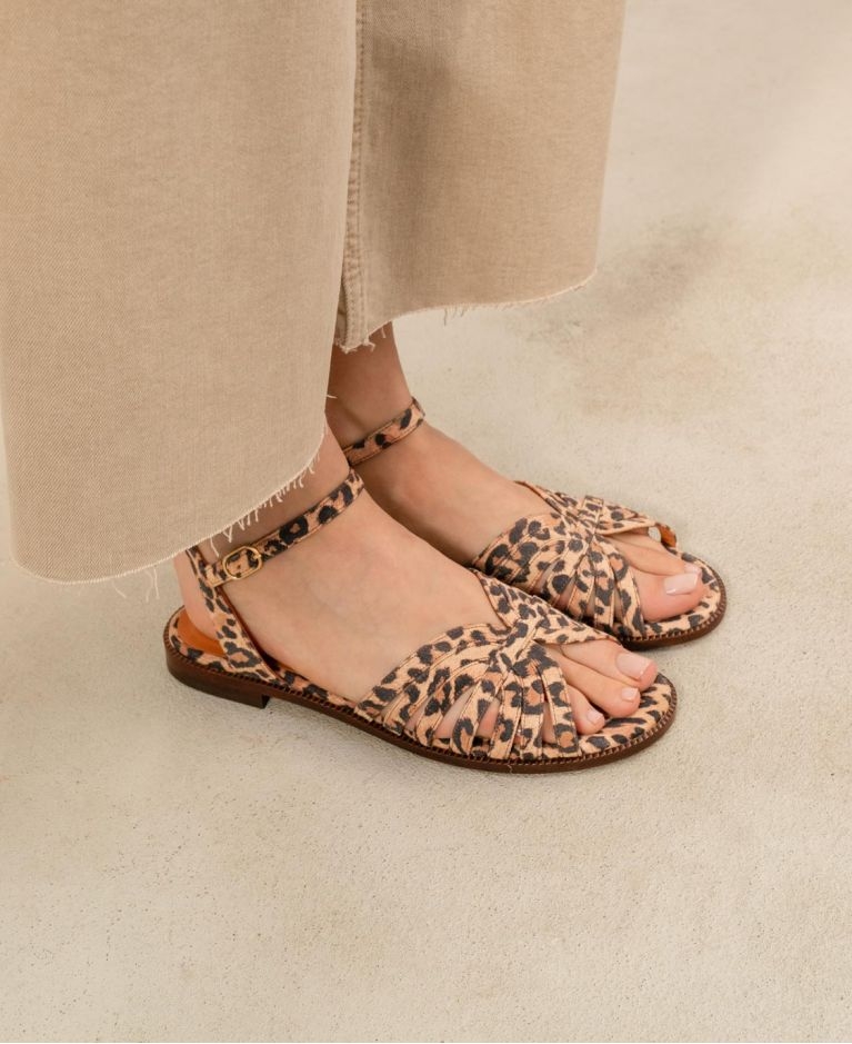 Sandals n°118 Leopard