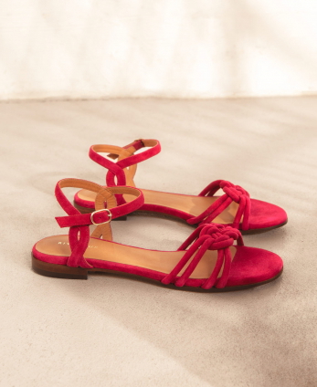 Sandals n°112 Framboise