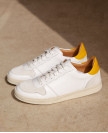Sneakers n°12 White/Yellow| Rivecour