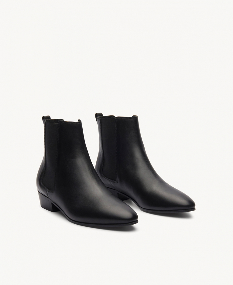 Boots n 66 Black Leather Rivecour