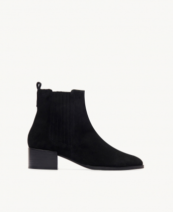 Bottines n°408 suede Noir