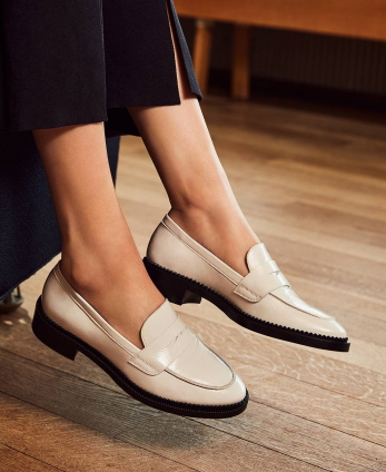 Mocassins n°82 Blanc