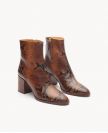 Bottines n°660 Python Marron