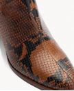 Bottines n°660 Python Marron