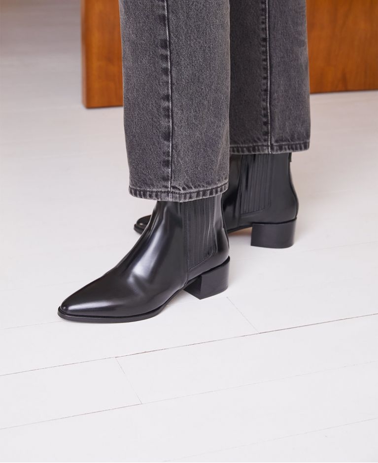 Boots n°408 Polished Black