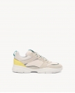 Sneakers n°15 White/Yellow/Green
