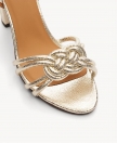 Sandals n°111 White Gold