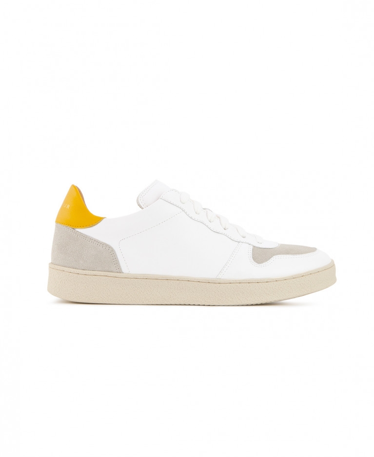Sneakers n°12 White/Yellow| Rivecour
