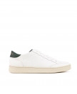 Sneakers n°14 White/Green Croco| Rivecour