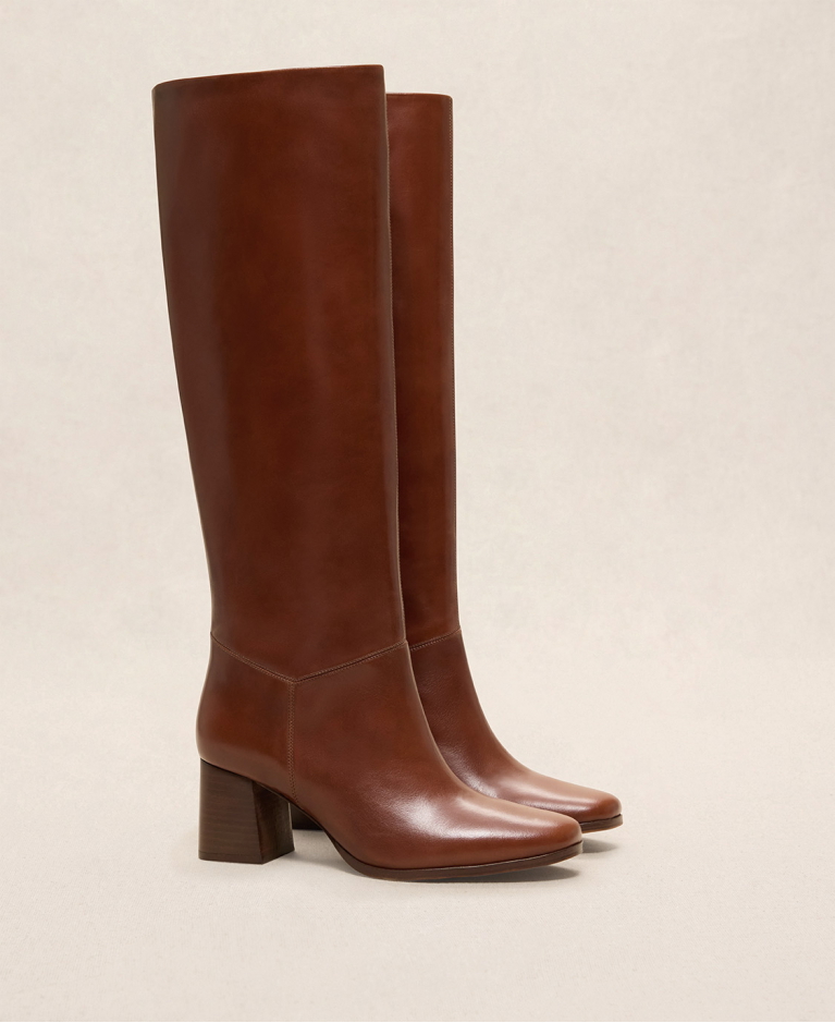 Bottes cognac cuir online